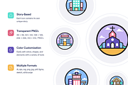 Real Eatate icons, an Emoji Icon by Brickclay (Thumbnail 2 of 9)