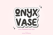 ONYX VASE Font, a Handwritten Font by Nicolo Pumpkins (Thumbnail 1 of 10)