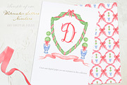 Antico Red Calligraphy Letters PNG, a Graphic by LABFcreations (Thumbnail 2 of 2)