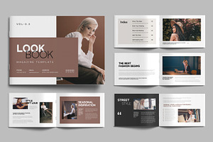 Modern Look Book Magazine Template, a Magazine Template by MightyDesign