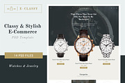 E-Classy - Luxury Shop PSD Template, a Websites & App Template by rtyc (Thumbnail 1 of 5)
