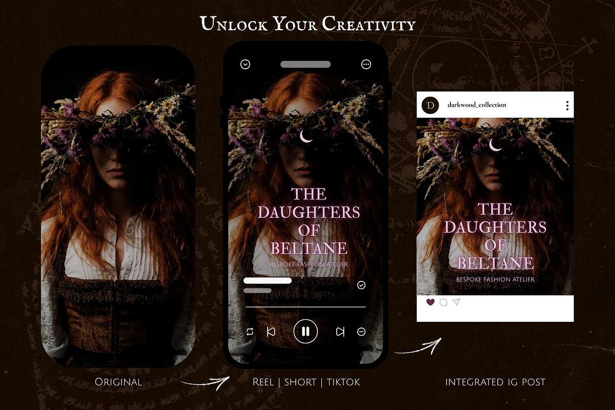 Darkwood Aesthetic Video Bundle, a Social Media Template by The Flossy Finch (Photo 23 of 24)