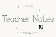 Teacher Notes