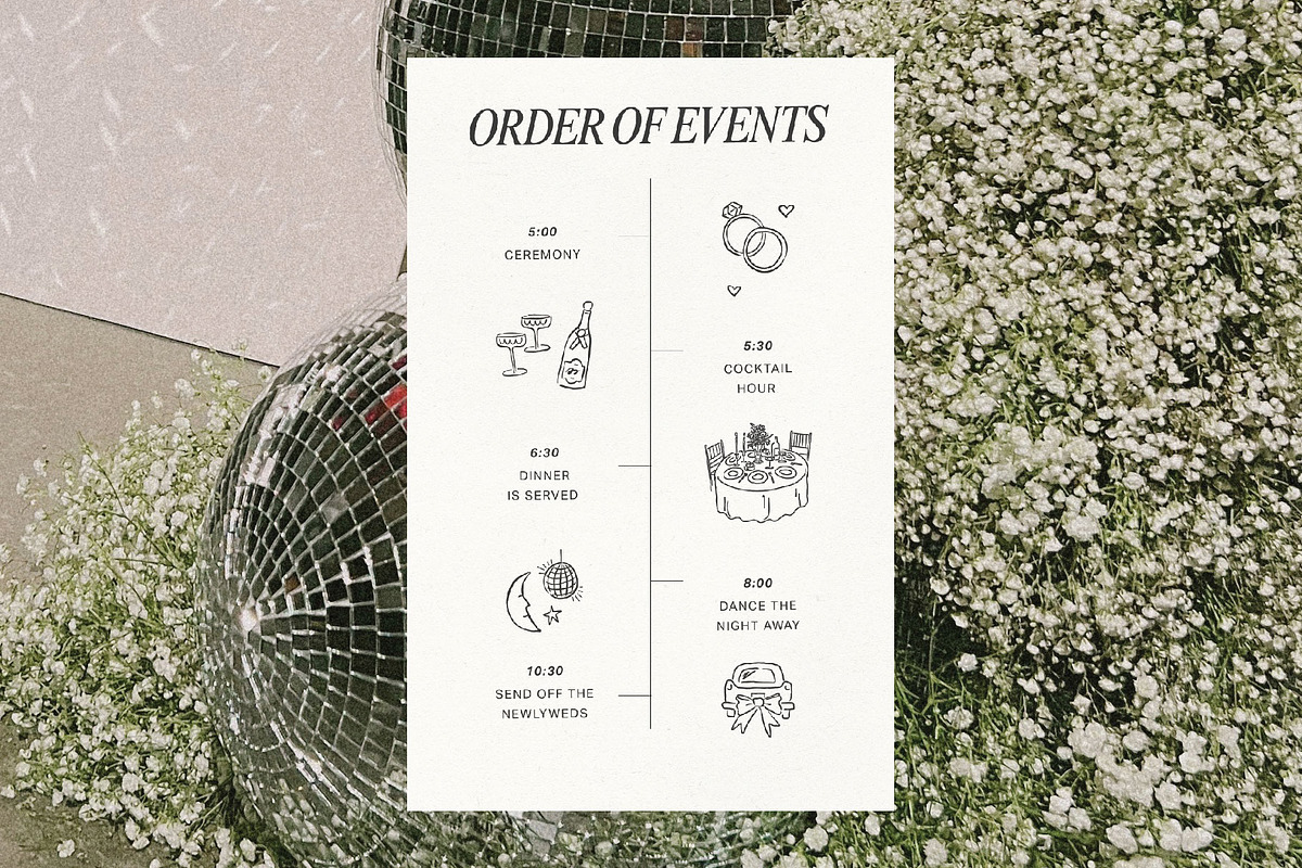 Hand Drawn Wedding Elements, an Illustration by Claire Emery Designs (Photo 6 of 7)