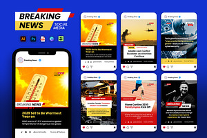 Breaking News - Social Media Post