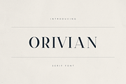 Orivian – A Refined Serif Font, a Serif Font by Only Fonts (Thumbnail 1 of 11)