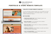 Retro Squarespace Website Template, a Squarespace Template by Mockup Art Atelier (Thumbnail 11 of 16)
