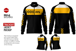 Tracksuit Jacket Mockup