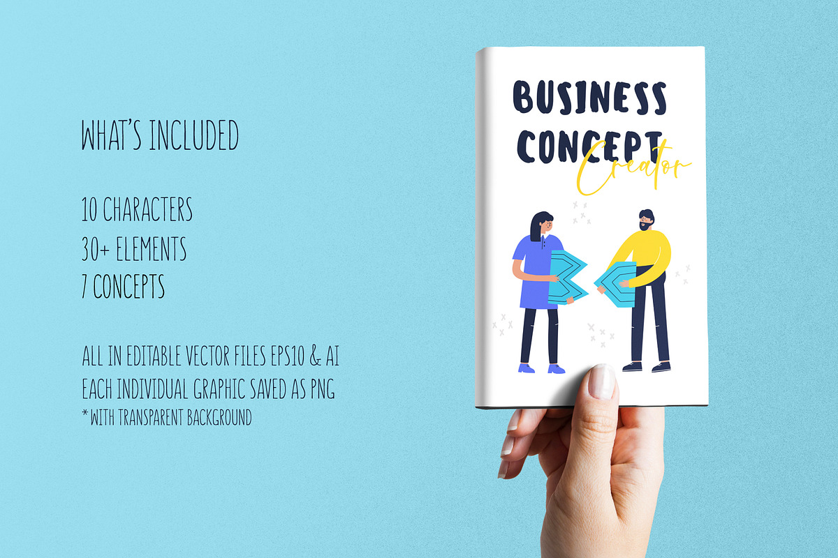 Modern Business Concept Creator, an Object Graphic by MaNechaeva (Photo 2 of 11)