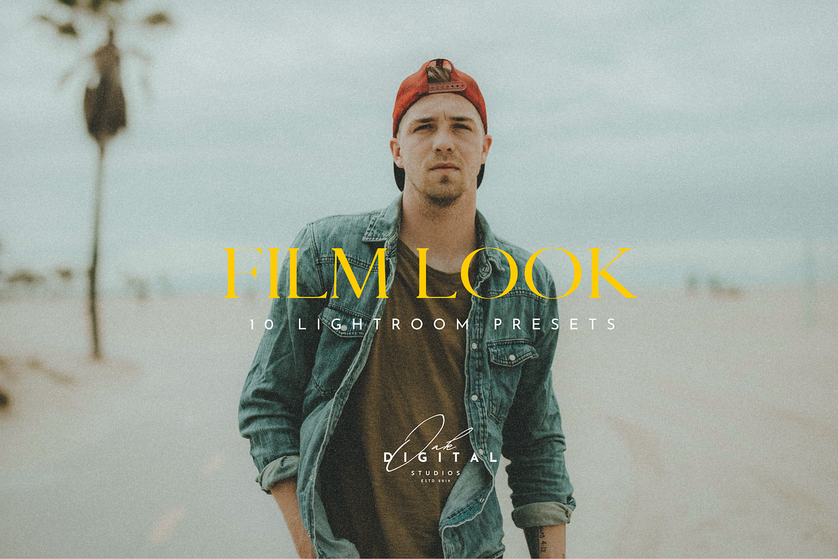 10 Film Look Lightroom Presets, a Preset Add-On by Oak Digital Studios (Photo 1 of 9)
