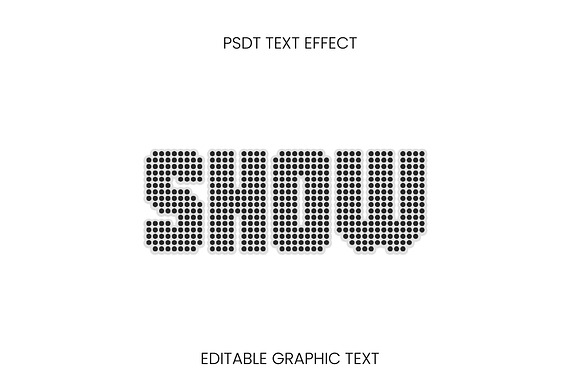 Dotted Pattern Text Effect preview 3