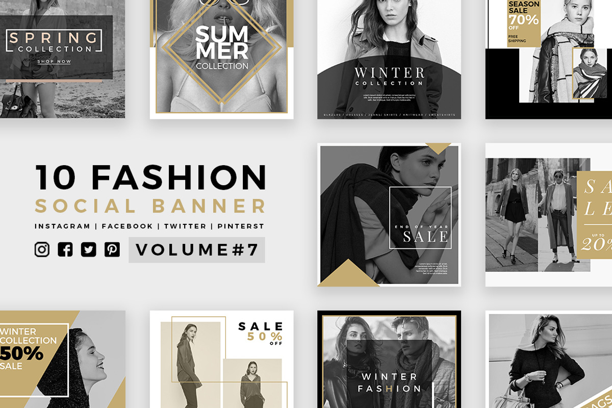 Stylish - 100 Social Media Templates, a Social Media Template by MinimalStudioCo (Photo 14 of 19)