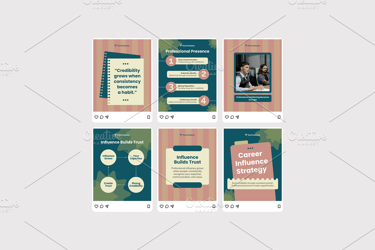 Career Influence Strategy Instagram, a Social Media Template by Izdihaar_Studio (Photo 2 of 4)