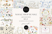 No.2 WHOLE SHOP Graphic Bundle art, a Decorative Illustration by Grace Noboa Illustrations (Thumbnail 1 of 25)