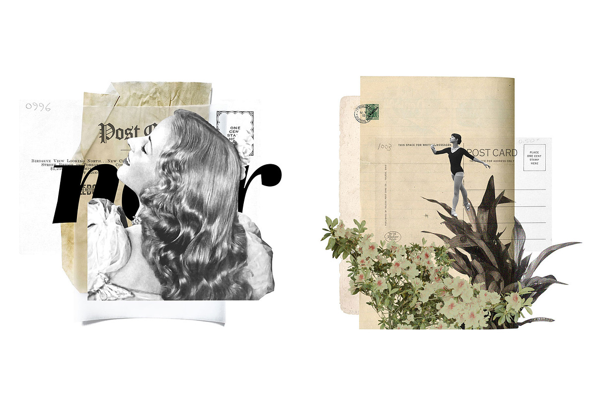 Vintage Collage Creator 710+ PNG, an Object Graphic by Marie T (Photo 2 of 26)