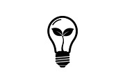 Eco Light Bulb Silhouettes, a Graphic by hafijul (Thumbnail 3 of 14)