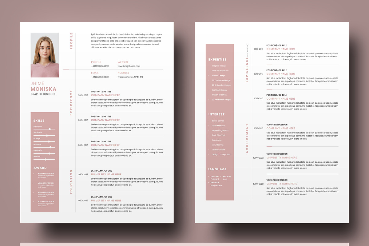 Executive Resume, CV Template, a Resume Template by Niofix (Photo 3 of 6)