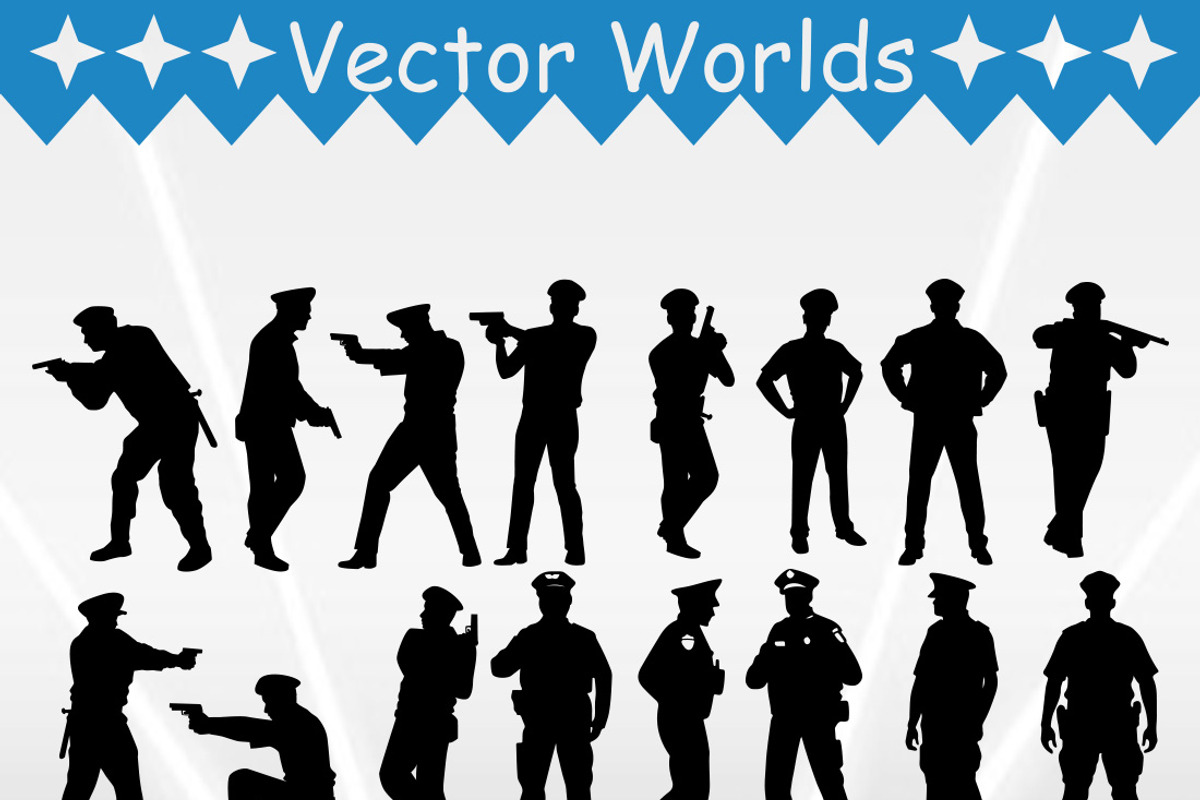 Man Police Officer SVG, Police SVG, an Object Graphic by VectorWorlds (Photo 2 of 3)