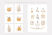 MAGICAL AUTUMN watercolor set, an Animal Illustration by erasovas (Thumbnail 10 of 13)
