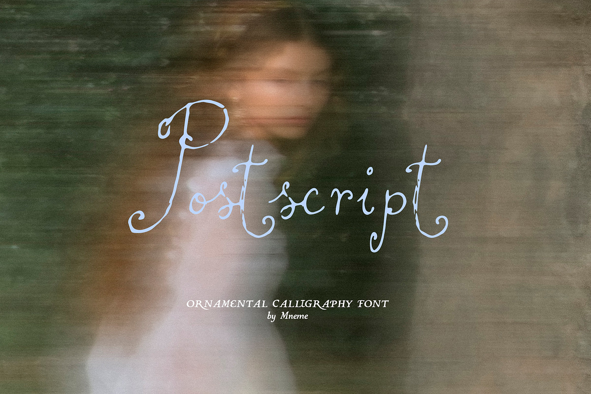 Yours, Maybe - Calligraphy Font, a Script Font by Mneme (Photo 3 of 8)