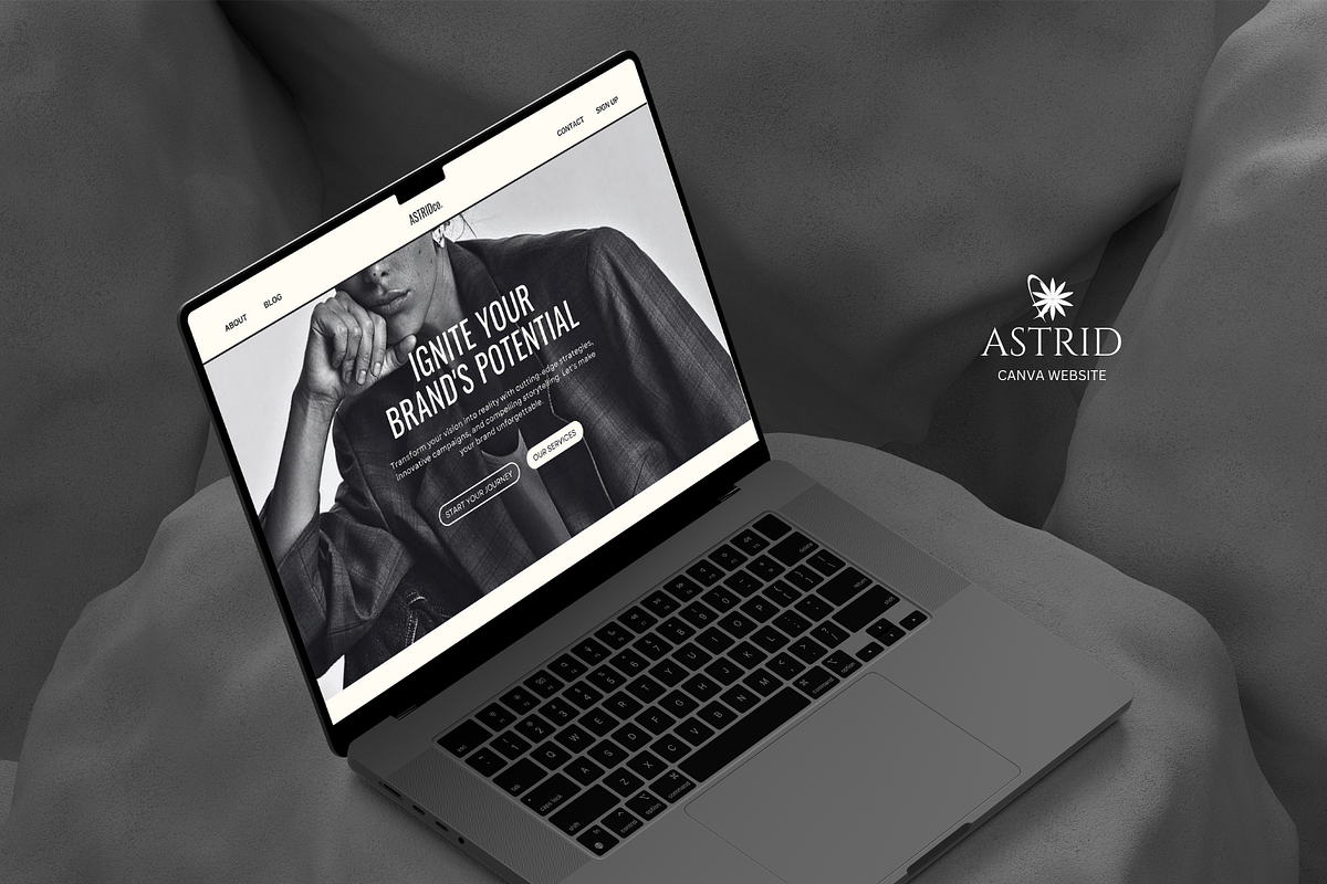 Canva Website Template for Coaches, a Landing Page Template by izeumi (Photo 3 of 3)