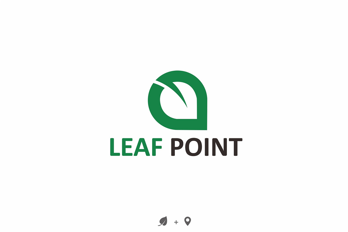 Leaf Point Logo, a Branding & Logo Template by ONESADYA (Photo 1 of 2)