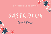 Gastropub Font Trio