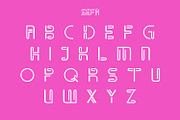Sefa Mono Line Sans Neon font, a Sans Serif Font by WhymoreArt (Thumbnail 8 of 10)