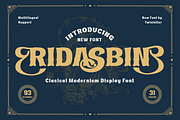 Ridasbin | Serif Classic Modernism, a Serif Font by twinstd (Thumbnail 1 of 13)