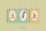 Animals Bundle Watercolor, an Animal Illustration by watercolor kamill (Thumbnail 2 of 13)