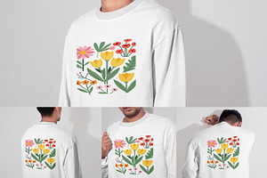 Floral Garden T-Shirt Design