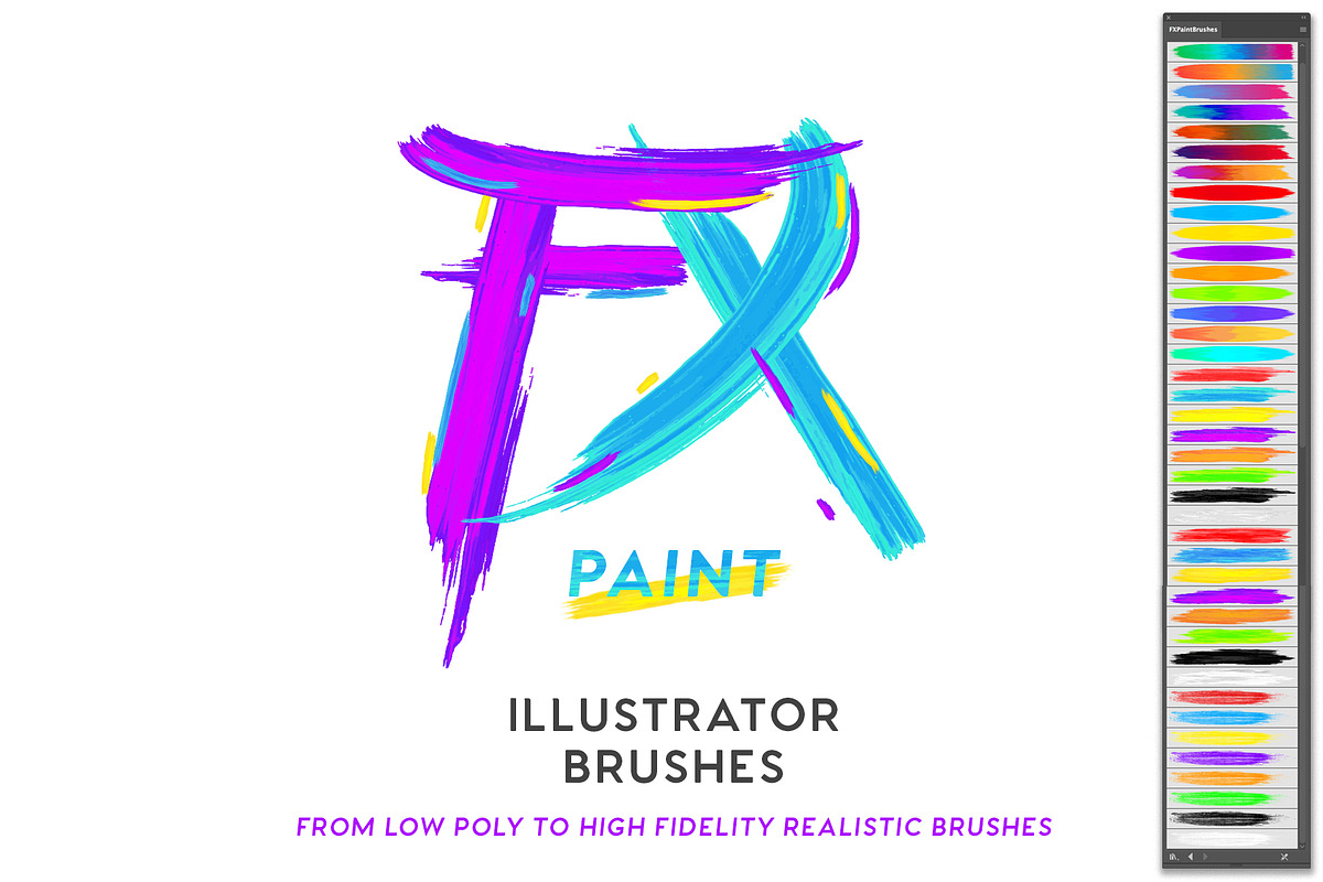 FX PAINT Illustrator Brushes