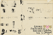 Grunge Texture Photoshop Brushes 50%, a Brush Add-On by Clikchic Designs (Thumbnail 8 of 13)