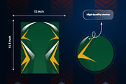 Soccer & Football Uniform Design, a Sport Illustration by samsulpassive (Thumbnail 4 of 4)