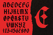 Sofers Vintage Blackletter Font, a Blackletter Font by dansdesign (Thumbnail 8 of 11)