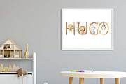 Name Creator - Safari animals, an Animal Illustration by Alesya Pytskaya (Thumbnail 5 of 8)