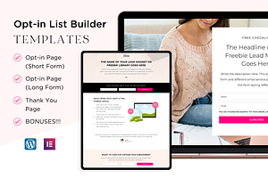 Opt-in List Builder Templates