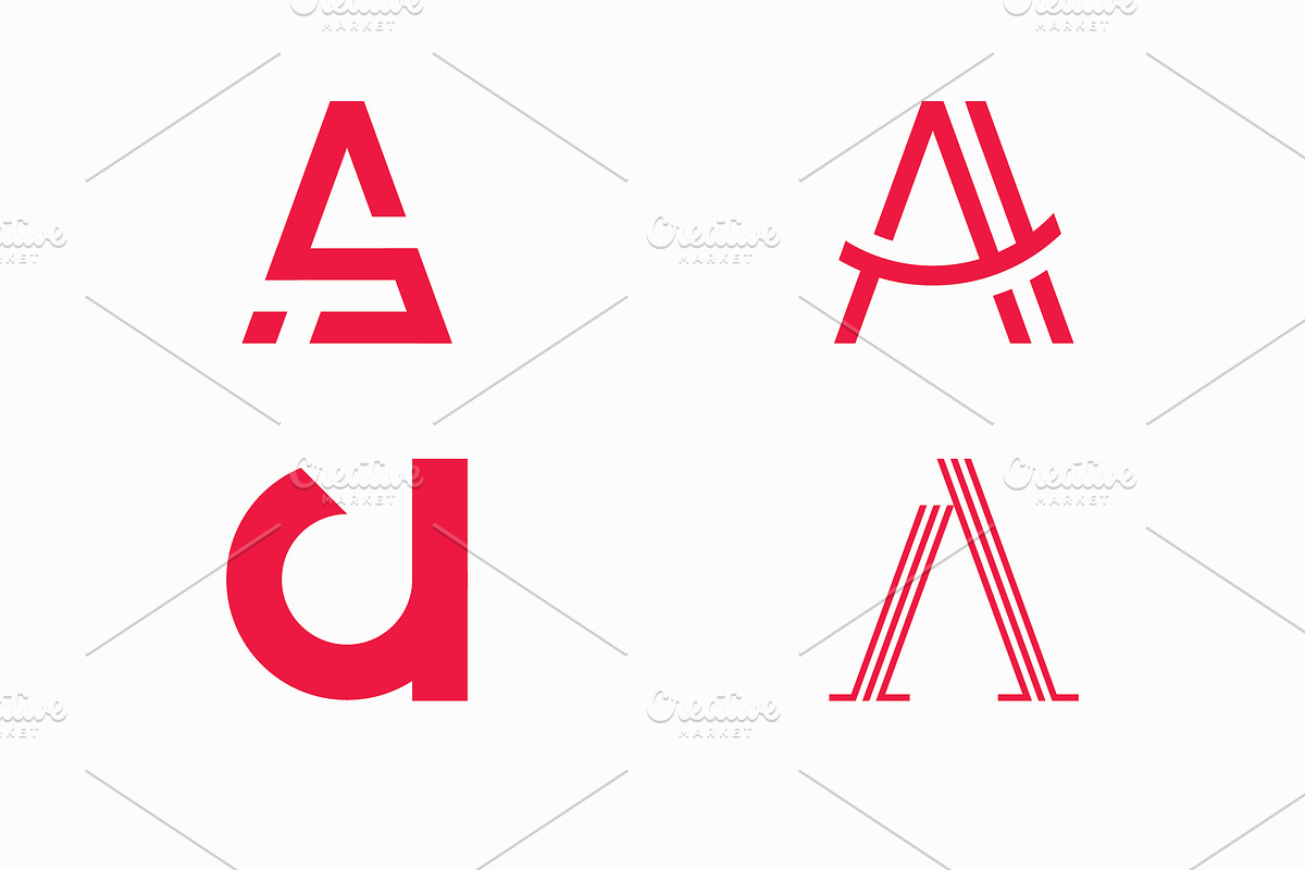 Letter A logo vector template, a Branding & Logo Template by T.Vooka