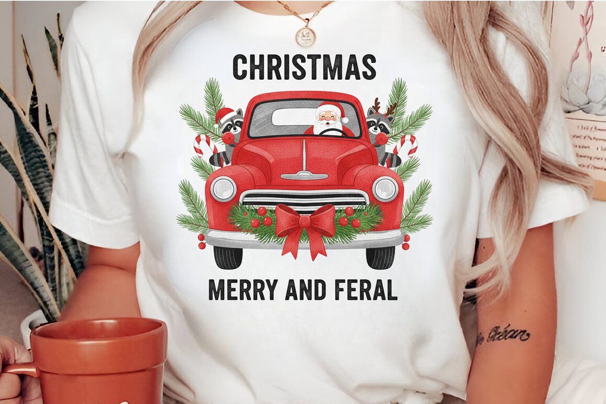 Christmas Truck SVG and PNG, an Illustration by Craft Nest (Photo 2 of 6)
