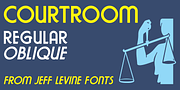 Courtroom JNL, a Font by Jeff Levine Fonts (Thumbnail 1 of 5)