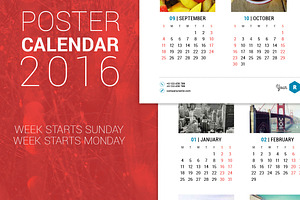 Poster Calendar 2016