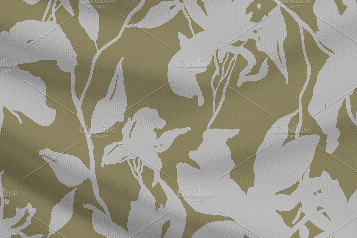 MINIMAL BOTANICAL PATTERN, a Pattern Graphic by MartinShop (Photo 2 of 9)