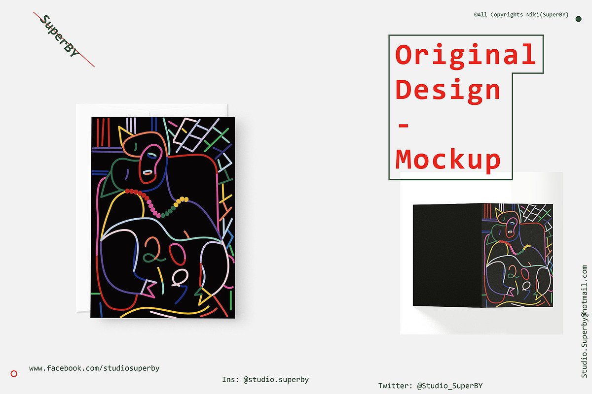 Printable Prints Cards Holidays, a Card Template by SuperBY Market (Photo 1 of 4)