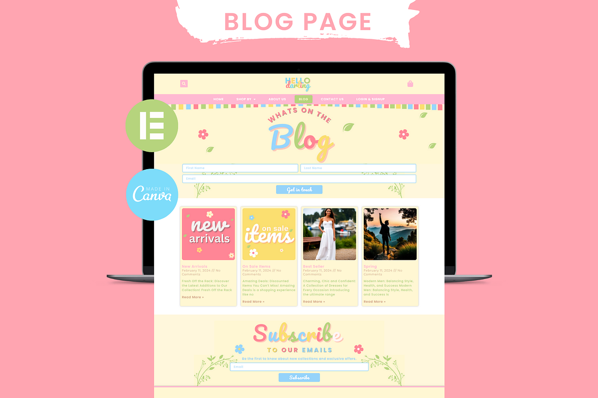 WordPress Templates Spring Colorful, a WordPress Template by Websiteboy (Photo 4 of 10)