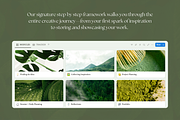 Notion Template For Creatives- Green, a Templates & Theme by flowē (Thumbnail 3 of 5)