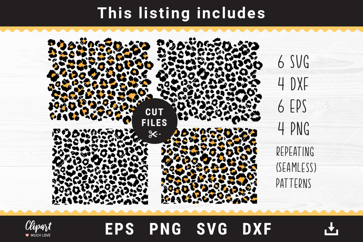 Leopard print SVG, Cheetah patterns, a Pattern Graphic by ClipartMuchLove (Photo 5 of 6)