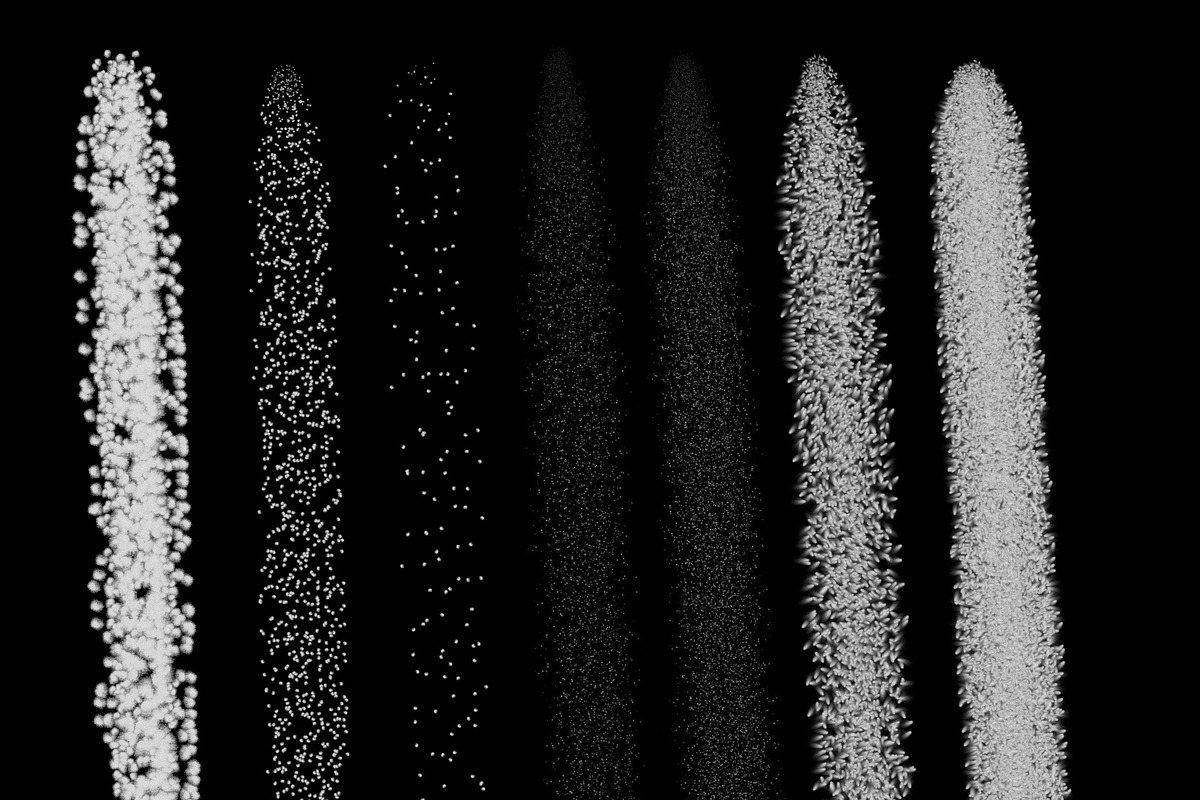 over 60 stipple brushes procreate, a Brush Add-On by Endete & Mazak brushes (Photo 4 of 8)
