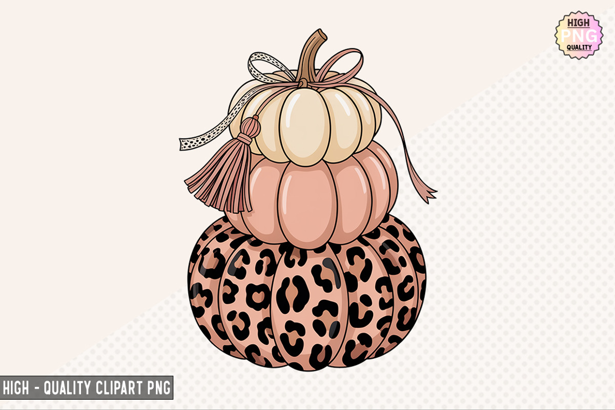 Fall Pumpkin Stack Clipart Bundle, a Graphic by crative8112 (Photo 5 of 8)