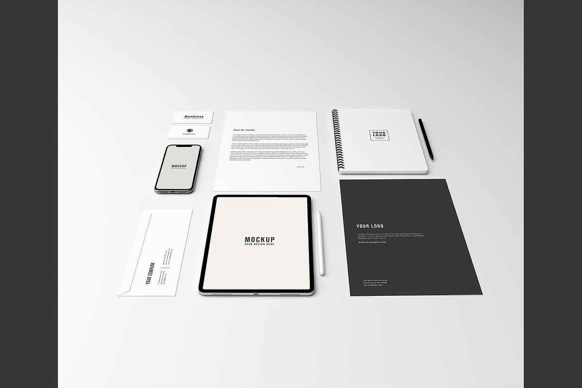 Stationery Branding Mockup Bundle V2, a Product Mockup by Designrepos (Photo 3 of 10)