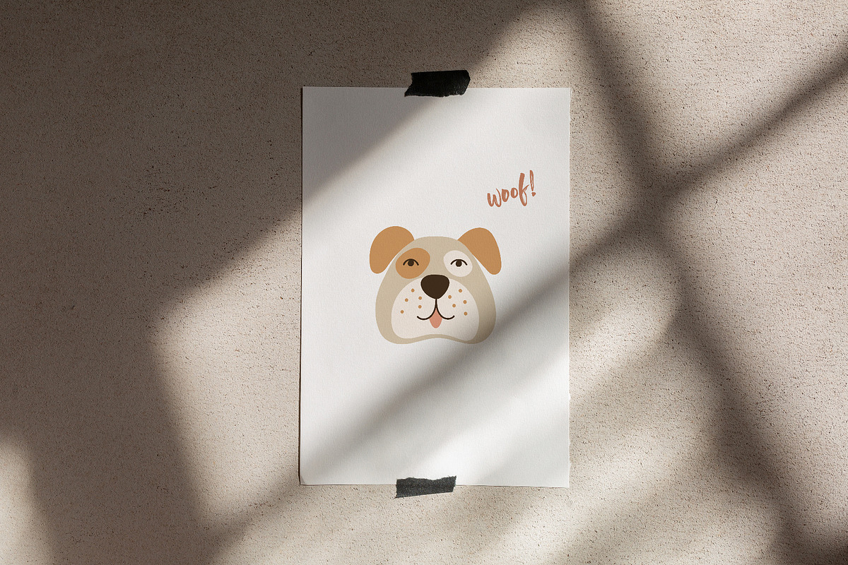 Dog Faces Bundle, an Animal Illustration by DearLetters (Photo 2 of 11)